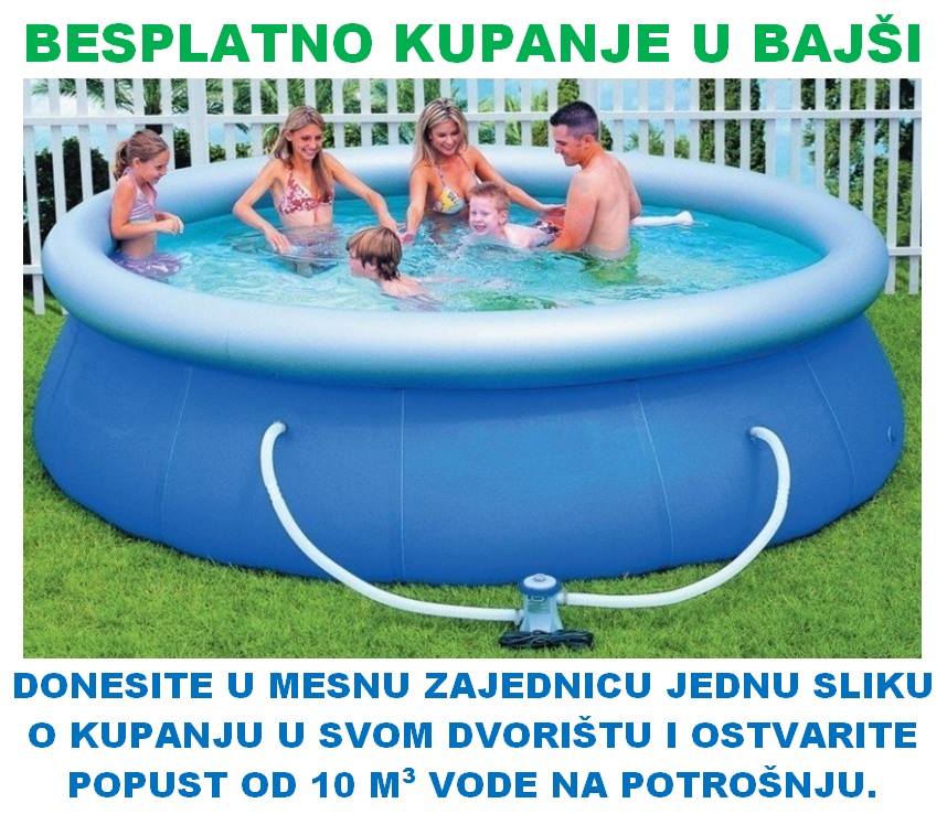 "Besplatno kupanje u Bajši"
