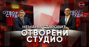 „Otvoreni studio- Ministar Nemanja Starović o evropskom putu Srbije, globalnim izazovima i značaju lokalnih izbora