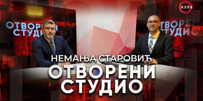 „Otvoreni studio- Ministar Nemanja Starović o evropskom putu Srbije, globalnim izazovima i značaju lokalnih izbora